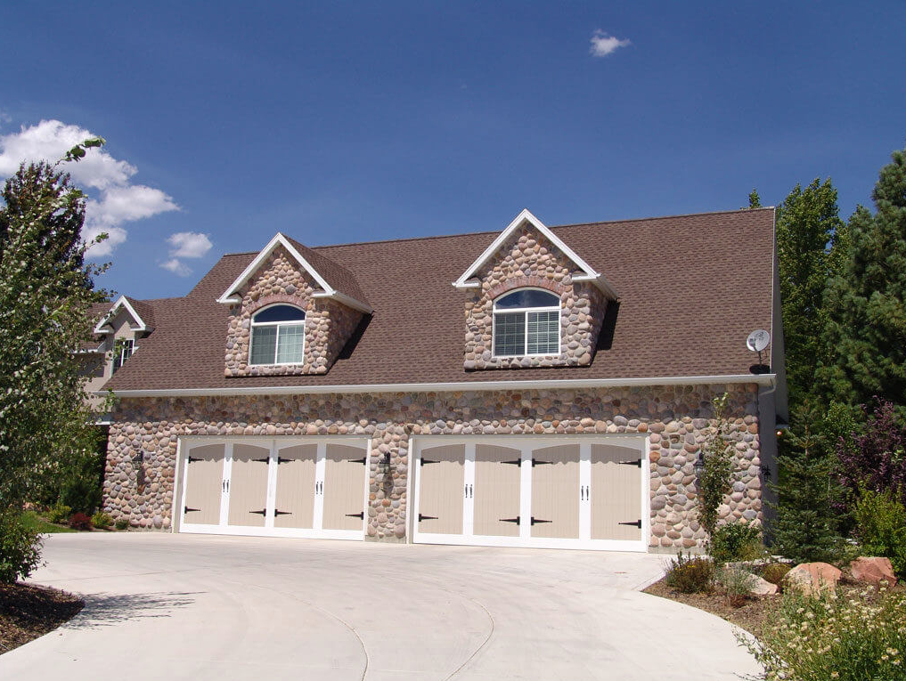 Installed garage doors